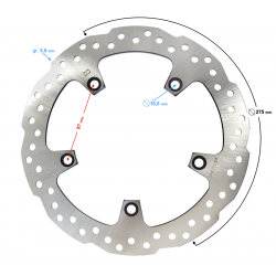 Front brake disc GT 125