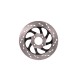 Front brake disc for Cafe Racer motorcycle