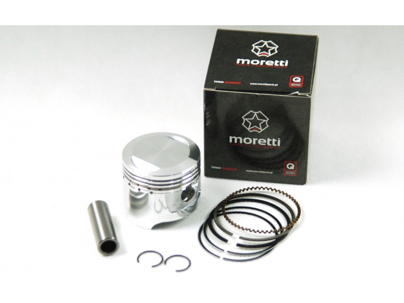 Moretti 80cc piston 4T moped, diameter 47, pin diameter 13, height 17,5, h:2, set