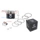 Moretti 50cc piston 4T scooter, graphite, diameter 39, pin diameter 13, height 17,2, set