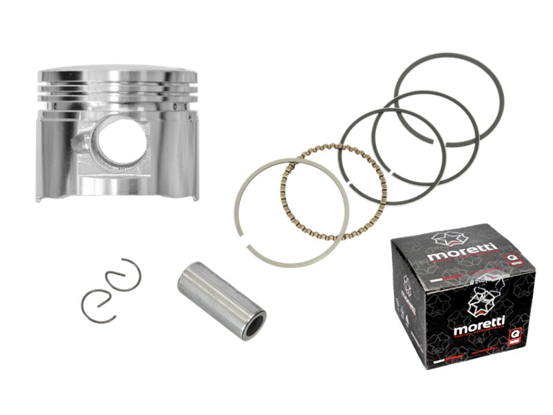 Moretti 50cc piston 4T scooter, diameter 39, pin diameter 13, height 17,2, set
