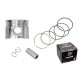 Moretti 50cc piston 4T scooter, diameter 39, pin diameter 13, height 17,2, set