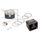 Moretti 80cc piston 4T scooter, graphite, diameter 47, pin diameter 13, height 17,5, set