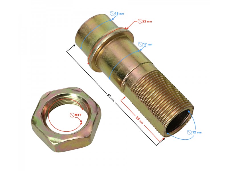 Sleeve Length 57 inner diameter 12 outer diameter 18