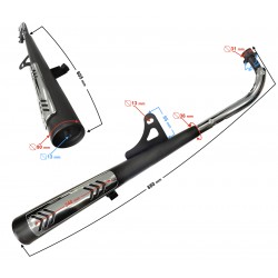 Muffler for Ranger Classic moped