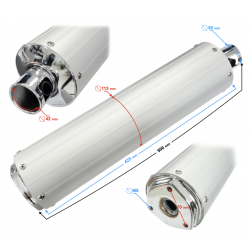 Muffler for Huragan 125