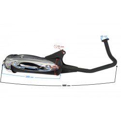 Muffler for 21 2 scooter