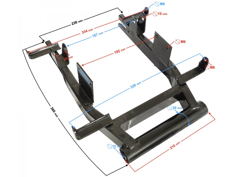 Rear swingarm for E Energy scooter