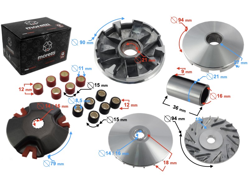 Tunning Variator for Galactic scooter Tunning Variator for Galactic scooter