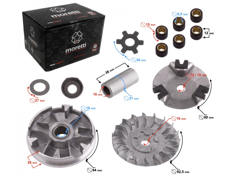 Moretti Variator (diameter 16mm) for Falcon scooter