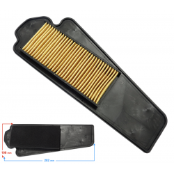 Paper air filter cartridge for scooter