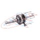 Crankshaft for Falcon 4T Euro 4 SYM engine