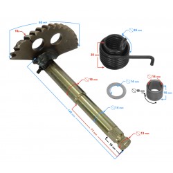 Kick starter shaft (cresent) for B-Max