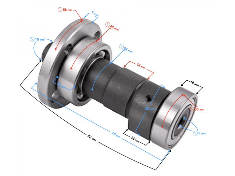 Camshaft for Hyper 125