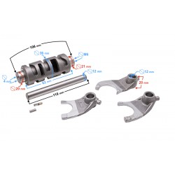 Gear selector for Hyper 125 motorcycle