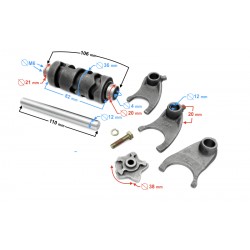 Gear selector for Cafe Racer motorcycle