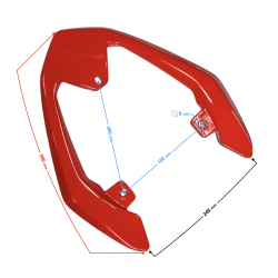 Read trunk bracket for FR 2 moped