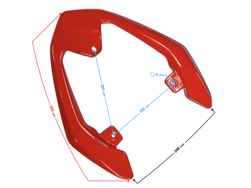 Read trunk bracket for FR 2 moped