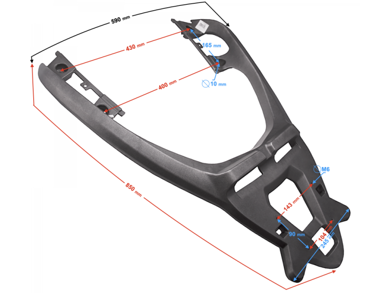 Trunk bracket for B-Max scooter Trunk bracket for B-Max scooter