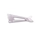 Rear right footrest bracket for Travel 125 motorcycle, silver