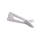Rear right footrest bracket for Travel 125 motorcycle, silver