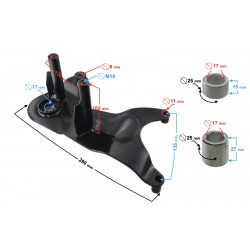 Muffler bracket for Falcon 50 scooter Muffler bracket for Falcon 50 scooter