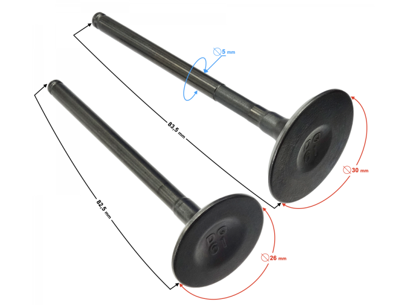 Blade 125 motorcycle valves