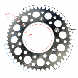 Rear sprocket NXT300