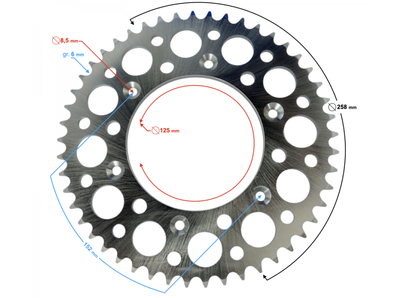 Rear sprocket NXT300 Rear sprocket NXT300