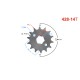 Drive sprocket Moretti 14/428 for TZ125