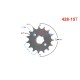 Drive sprocket Moretti 15/428 for TZ125