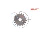 Drive sprocket Moretti 17/428 for TZ125