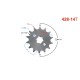 Drive sprocket Moretti 14/428