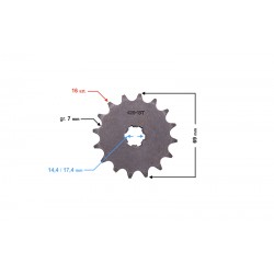 Drive sprocket 16/428