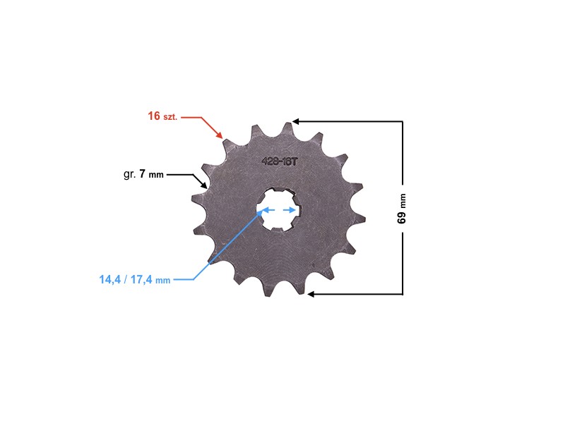 Drive sprocket 16/428