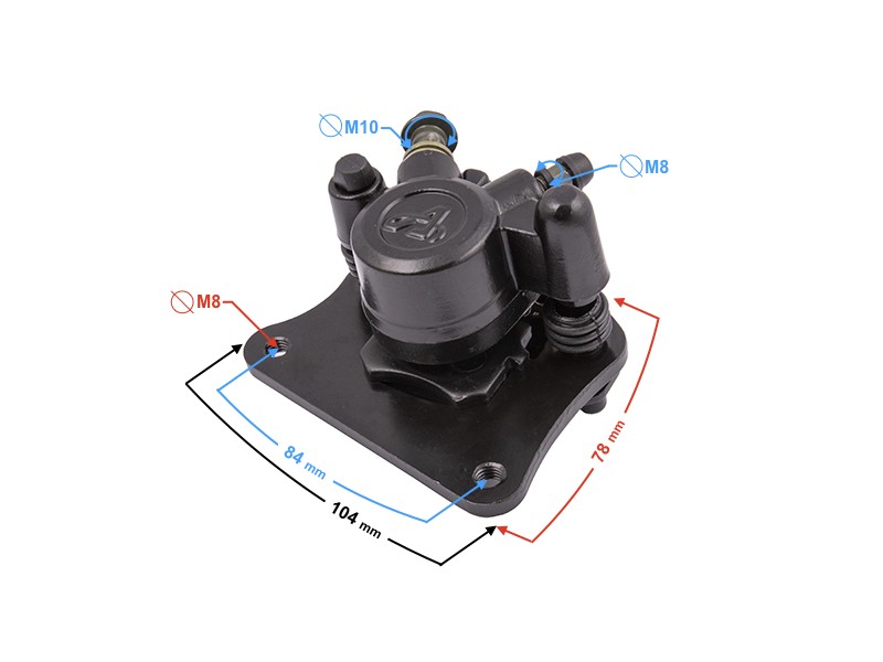 Front brake caliper for Classic 125 motorcycle