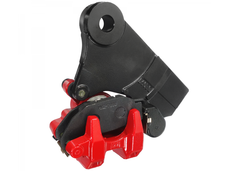 Rear brake caliper for Hyper 125 motorcycle, red Rear brake caliper for Hyper 125 motorcycle, red