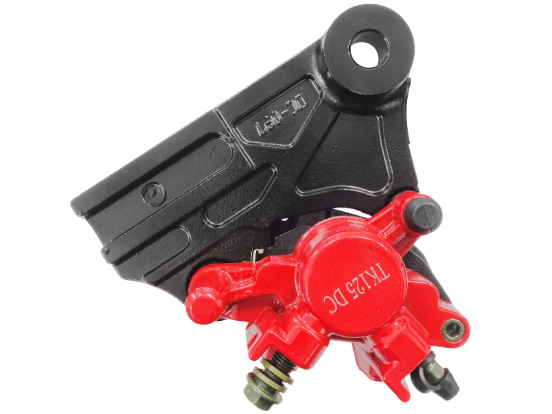 Rear brake caliper for Hyper 125 motorcycle, red Rear brake caliper for Hyper 125 motorcycle, red