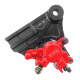 Rear brake caliper for Hyper 125 motorcycle, red Rear brake caliper for Hyper 125 motorcycle, red
