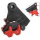 Rear brake caliper for Hyper 125 motorcycle, red Rear brake caliper for Hyper 125 motorcycle, red