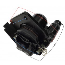 Brake caliper for Fighter 2 moped