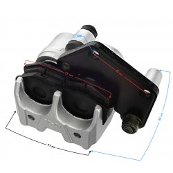 Front brake caliper for Falcon 125 scooter