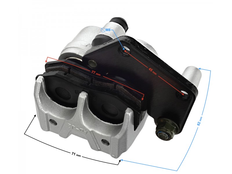 Front brake caliper for Falcon 125 scooter