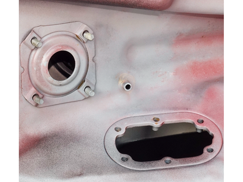 Red fuel tank for FR 2 moped
