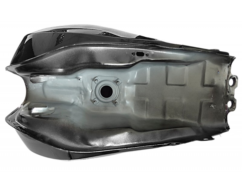 Black fuel tank for Fighter 2 moped