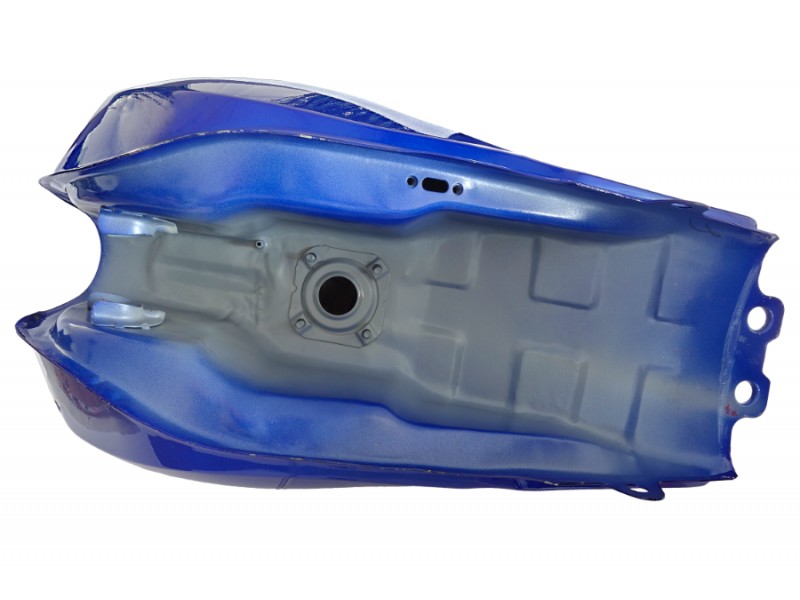 Blue fuel tank for Fighter 2 moped