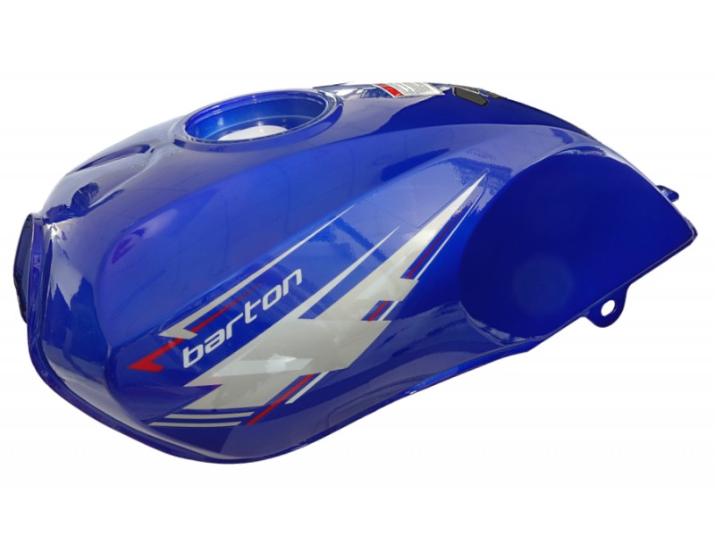 Blue fuel tank for Fighter 2 moped