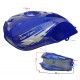 Blue fuel tank for Fighter 2 moped
