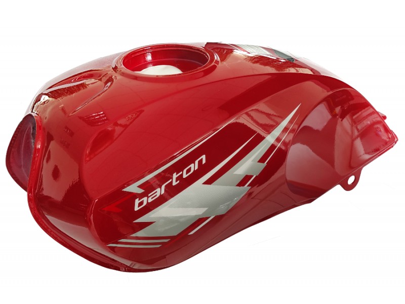 Red fuel tank for Fighter 2 moped