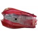 Red fuel tank for Fighter 2 moped